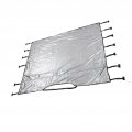 Universal Black Oxford Front Towing Cover Protector Caravan Covers Cloth Protection Shield With Led Lights