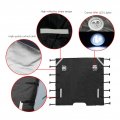 Universal Black Oxford Front Towing Cover Protector Caravan Covers Cloth Protection Shield With Led Lights