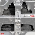 Sautvs Tpe Floor Mats For Honda Talon 1000x4 20-23 Front And Rear Row Liners All Weather Protection Slush 1000x-4 1000r-4
