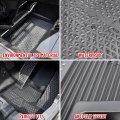Sautvs Tpe Floor Mats For Honda Talon 1000x4 20-23 Front And Rear Row Liners All Weather Protection Slush 1000x-4 1000r-4