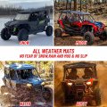 Sautvs Tpe Floor Mats For Honda Talon 1000x4 20-23 Front And Rear Row Liners All Weather Protection Slush 1000x-4 1000r-4