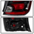 Acanii For 2010-2012 Nissan Sentra Se-r Sr Black Rear Replacement Tail Light Passenger Side Only