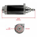 Caltric Starter Compatible With Mercury 65 65hp Engine 1973 1974 1975 1976