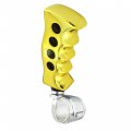 Abfer Car Control Suicide Knob Cool Shape Power Steering Wheel Spinner Brody Knobs Turning Helper Fit Most Vehicles Gold 
