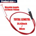 Qazaky Red Throttle Cable Compatible With Baja Dr50 Dr70 Dr90 Dr125 Dr150 X250 Dirt Runner Bike Motorsports Dr50-415 Dr50415 Dr