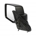 Ocpty Black Driver Side View Mirror Textured With Power Adjustment Heated Manual Folding Compatible For 2007-2015 Jeep Patriot