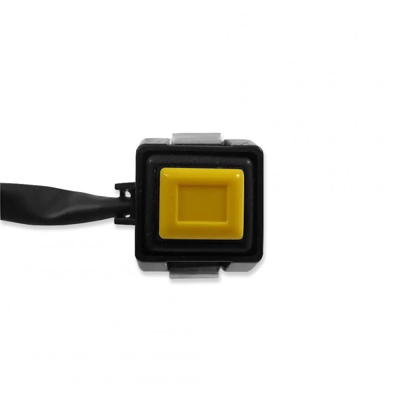 Httmt Xh1700c-007 Universal Yellow 7 8 Inches Handlebar Starter Kill Cut Off Stop Switch Push Button For Motorcycles Atvs