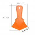Uxcell 12pcs Inside Corner Trowel 4 Inch Drywall Tool Plastic Knife For Spackling Wallpaper Orange
