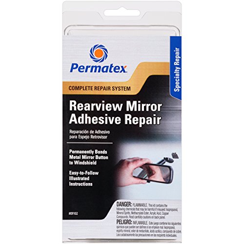 Permatex 09102-6pk Rearview Mirror Adhesive Kit Pack Of 6