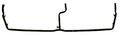Oe Replacement Dodge Pickup Grille Bracket Partslink Number Ch1207102 
