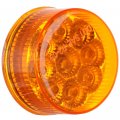 Ocpty 9led Side Marker Light 4pcs 2a Amber Round Trailer Lamp Stop Turn Tail W Rubber Grommet Fit For Boats Truck Pickups 12v