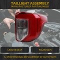 Dasbecan Right Passenger Side Tail Light For 2020-2024 Ford Explorer Halogen Led Rear Replace Lb5z13404f Fo2801275