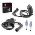 Moto1988 Ignition Coil Pack R L Spark Plug Cap For Yamaha Virago 700 750 1000 1100 Xv700 Xv750 Xv1000 Xv1100 1984-1999