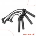 A-premium Ignition Spark Plug Wires Set Of 4 Compatible With Mini Cooper 2002-2008 L4 1 6l Sohc Replace 05072488aa