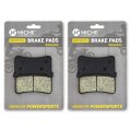 Niche Brake Pad Set For Honda Cbr1000r Abs 06455-mkf-d41 Front Organic 2 Pack