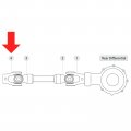 Caltric Rear Propeller Shaft Yoke 13t Compatible With Kawasaki 49117-0572 49117-0010