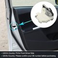 X Autohaux Power Door Lock Actuator Motor Front Right Side For Audi A1 Hatchback 2011-2018 A4 B8 Allroad 2009-2016 8j1837016c