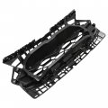 Kuafu Front Upper Grille Grill Compatible With 2023-2024 Honda Hr-v Hrv All Bumper Hood Black