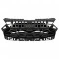Front Upper Grille Grill For 2023-2024 Honda Hr-v Hrv All Bumper Hood Black