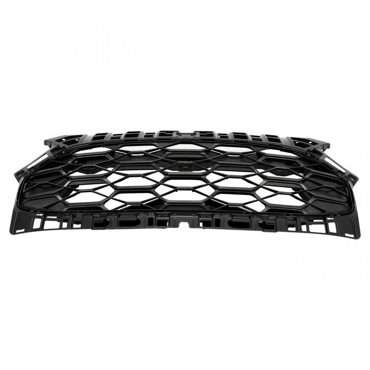 Front Upper Grille Grill For 2023-2024 Honda Hr-v Hrv All Bumper Hood Black