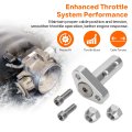 Aluminum Double Stud Throttle Cable Bracket For Gm Body With 3 In Linkage Cam Polished Finish