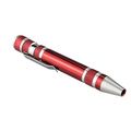 8 In 1 Mini Screwdriver Set Small Magnetic Precision Pen Repair Tools For Computer Eyeglasses And Home Improvement Red Compact 