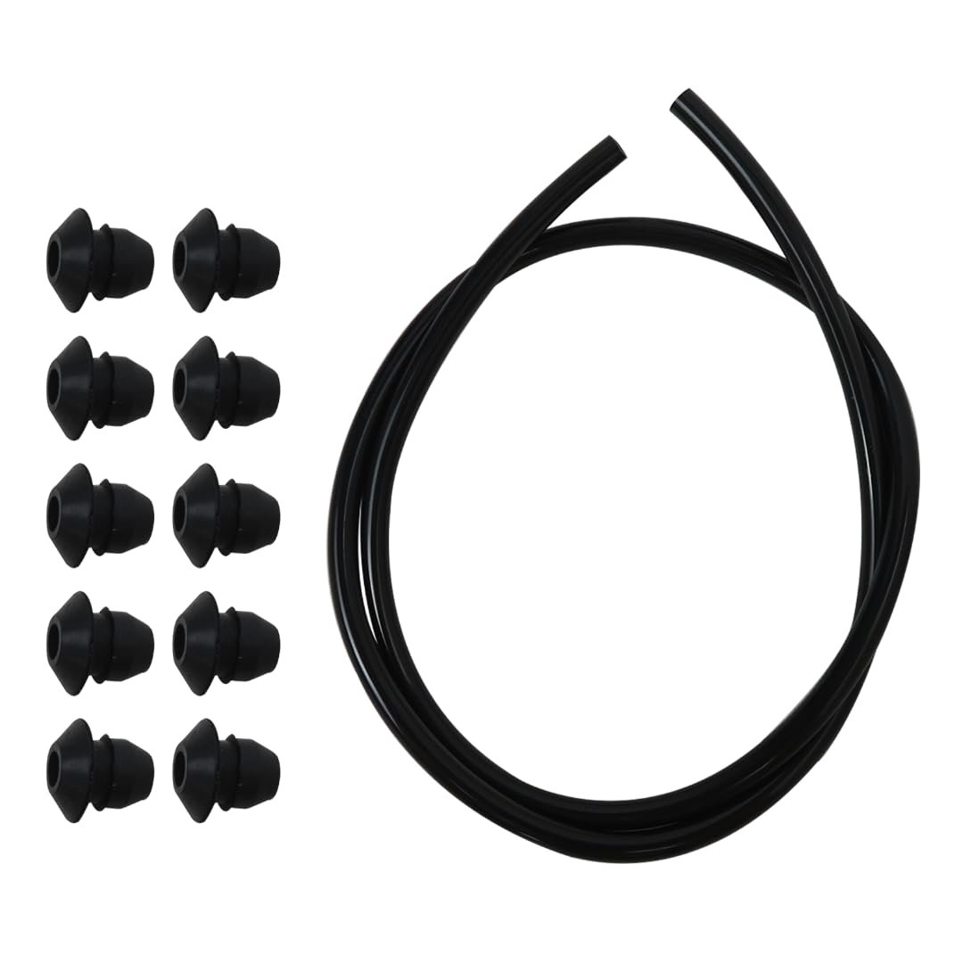 Fuel Tank Line And 10pcs Bushings 503735801 580457501 For Stihl Bg72 Bg75 Br320 Br340 Br400 Br420 Fc75 Fs80 Fs85 Km85 Fs76 Fs72