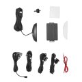 Fydun Car Reverse Backup System 4 Parking Sensors Kit For Sedan Van Suv