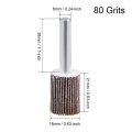 Uxcell 0 63-inch Flap Wheel 80 Grits 1 4-inch Shank Sanding Disc Abrasive 8 Pcs