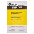 Niche Brake Pad Set For Harley-davidson Tour Glide Road King 44063-83d 43957-86f Front Rear Organic