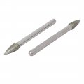 Uxcell 3mm 1 8-inch Shank 4mm Dia Cone Head Diamond Grinding Mounted Point Bit 5pcs