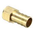 Uxcell Brass Barb Hose Fitting Connector Adapter 12mm Barbed X G1 4 Female Pipe 6pcs
