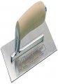 Pl408 Carbon Steel Midget Trowel With Camel Back Wood Handle 8 X 5 In 