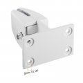 Uxcell Office Desk Partition Support Bracket 4pcs Divider Clamp Brackets Screen Clip Holders For 12-20mm Thick Matt White