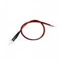 Uxcell Pre Wired Led 2mm Orange Dc6-12v Diffused Lights Emitting Diodes For Diy Party Rc Boat