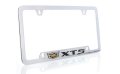 License Frame Inc Cadillac Xt5 Brass Plate With Chrome Finish 4 Hole 