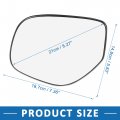 A Absopro Driver Left Side Heated Mirror Glass Replacement 7632b609 Car Accessory For Mitsubishi Outlander Sport 2016-2018