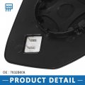 A Absopro Driver Left Side Heated Mirror Glass Replacement 7632b609 Car Accessory For Mitsubishi Outlander Sport 2016-2018