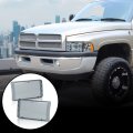 G-plus Housing Clear Corner Headlight Compatible With Dodge Ram 1500 2500 3500 1994-2001 55076749ad 55076748ad 55076749ao