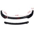 4pcs Front Bumper Lip Splitter Body Kit Spoiler Wing For Dodge Charger Srt 2015-2022