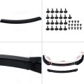 4pcs Front Bumper Lip Splitter Body Kit Spoiler Wing For Dodge Charger Srt 2015-2022