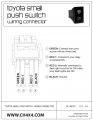 Ch4x4 Small Push Switch For Toyota Tacoma Fj Cruiser Land Fortuner Hilux 4runner Prado 12v 3amp Gps Symbol 2 White Led