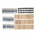 3 In 1 Connector Kit Precise Spiral Thread Fine Workmanship Eccentric Wheel Standard Size With Wooden Pins For Installing