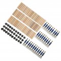 3 In 1 Connector Kit Precise Spiral Thread Fine Workmanship Eccentric Wheel Standard Size With Wooden Pins For Installing