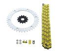 89-2004 Fits Yamaha Yfm350 Warrior 350 Yellow O Ring Chain Sprocket Silver 13 40 98l 