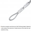 Meccanixity Cable Pulling Grip 6 2ft 74 8 Inch Wire Mesh Puller Socks Anti-slip Single Head Galvanizing Steel Grips Net Cover