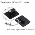 Adhesive Refrigerator Lock Keyed Rectangular Gate Latches For Kitchen Furniture Sliding Closet And Drawer Black Pack Of 2 257mm