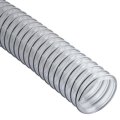 Dust Right Clear Flexible Collection Hose 2 1 Inch Steel-wire Reinforced Pvc Durable 10-foot For Workshop Management 