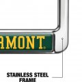 University Of Vermont School Logo Full Size Standard License Plate Metal Frame