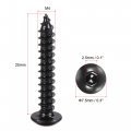 Uxcell Hex Socket Self Tapping Screws M4 X 25mm Carbon Steel Wood Screw 100pcs